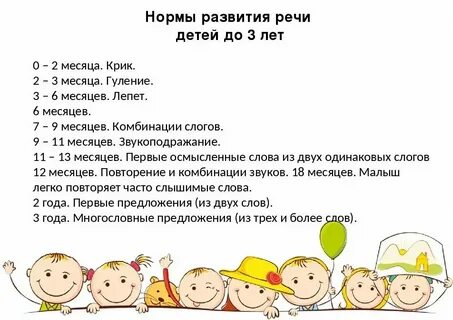 Лепет ребенка во сколько месяцев норма