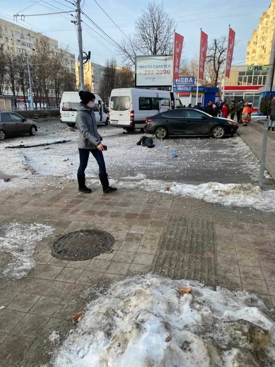 Что сейчас происходит в краснодаре. Сбили пешехода в краснодаре. пересечение улиц ставропольская таманская. дтп краснодар ставропольская таманская.