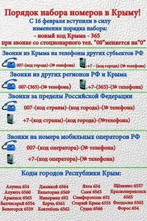 Номера банков телефонов в крыму