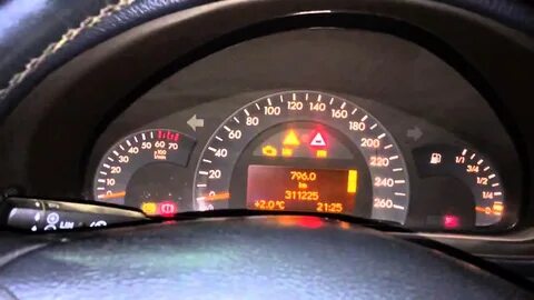 Ошибки мерседес w203