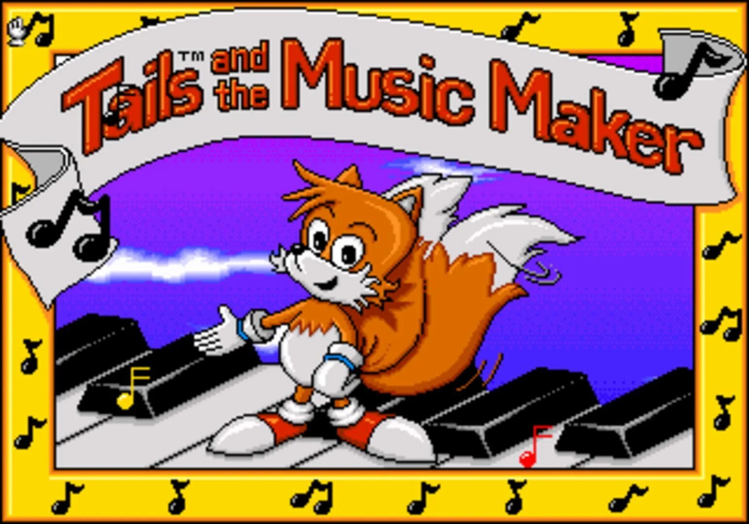 Игра музыкальный хвост. Tails and the Music maker. Tails and the Music maker играть. Соник титульный экран. Tail в Музыке.