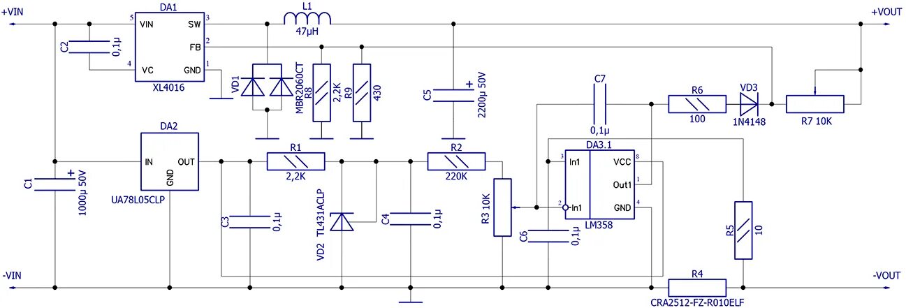 Модуль питания схема. Схема понижающего DC-DC преобразователя xl4016. DC-DC преобразователь xl4016. Схема понижающего преобразователя напряжения DC-DC на xl4016. Xl4016 схема преобразователя.