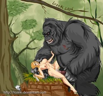 Jungle Woman Vs Kong By Lozeki Hentai Foundry,King Kong Vs T Rex Fight Scen...