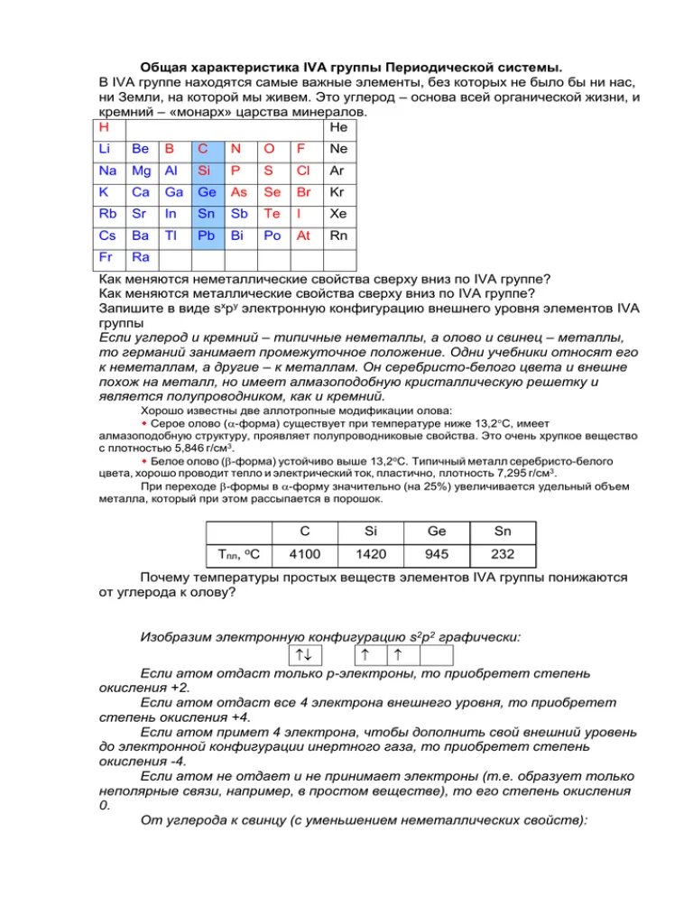 Общая характеристика элементов IVA группы. Элементы IVA группы углерод. Общая характеристика элементов IVA группы углерод конспект 9 класс. Доклад на тему общая характеристика элементов IVA группы углерод.