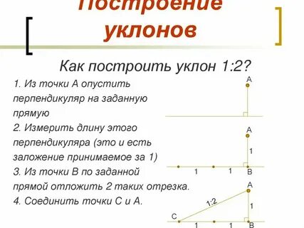 Общее построение это