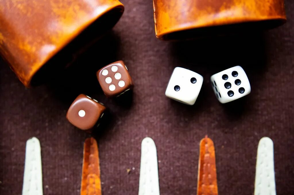 Backgammon dices
