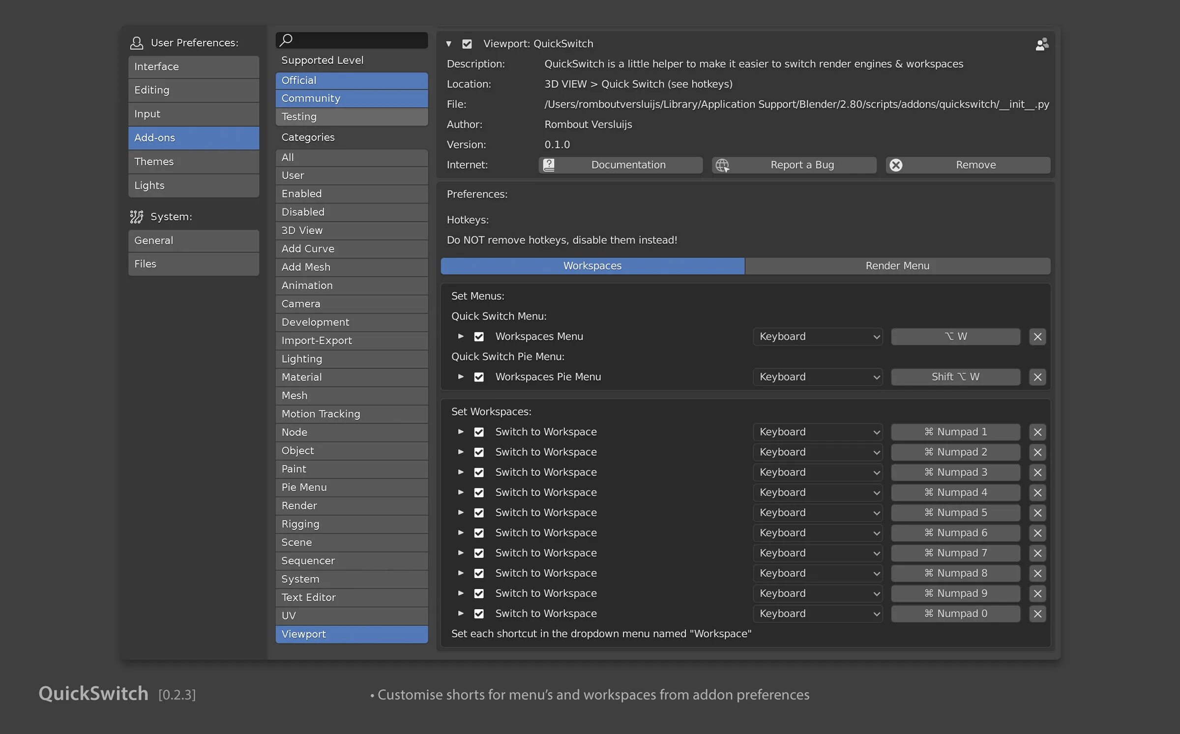 Get add user. Меню рендер. preferences. blender pie menus. get add-ons from the add-ons drop-down menu.