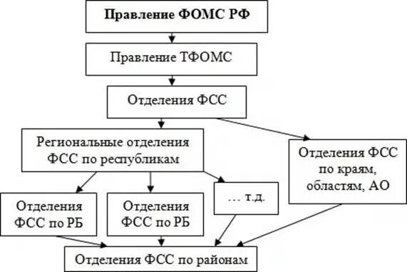 Структура фонда обязательного медицинского страхования РФ схема. Структура социального фонда РФ схема. Структура органов фонд социального страхования РФ. Схема. Организационная структура фонда социального страхования РФ.