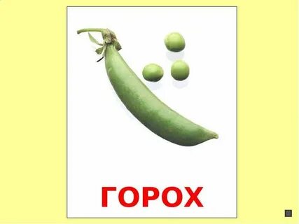 Слово горошек