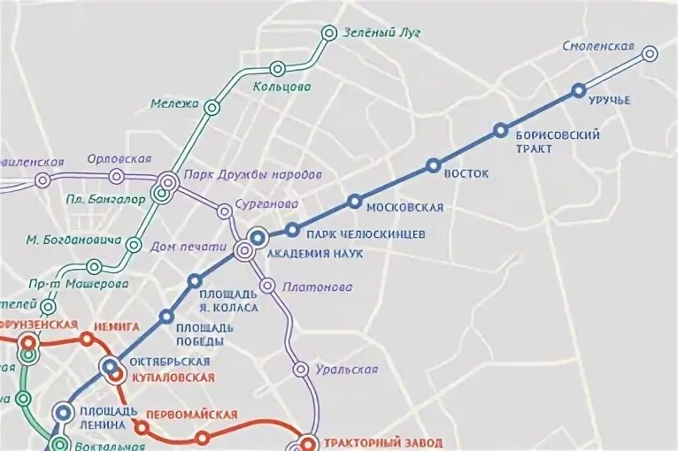 Жд вокзал минск метро
