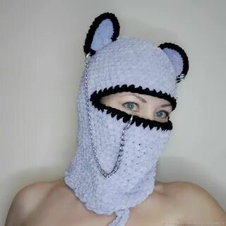 Схема вязания балаклавы с ушками