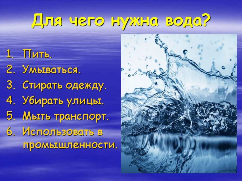 Вода 1 2 3. Доклад про воду. Вода для презентации. Проект вода. Презентация на тему вода.