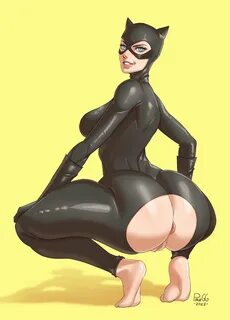 Catwoman - a tight leather suit with easy access (PawGG) DC, Batman. gifsun...