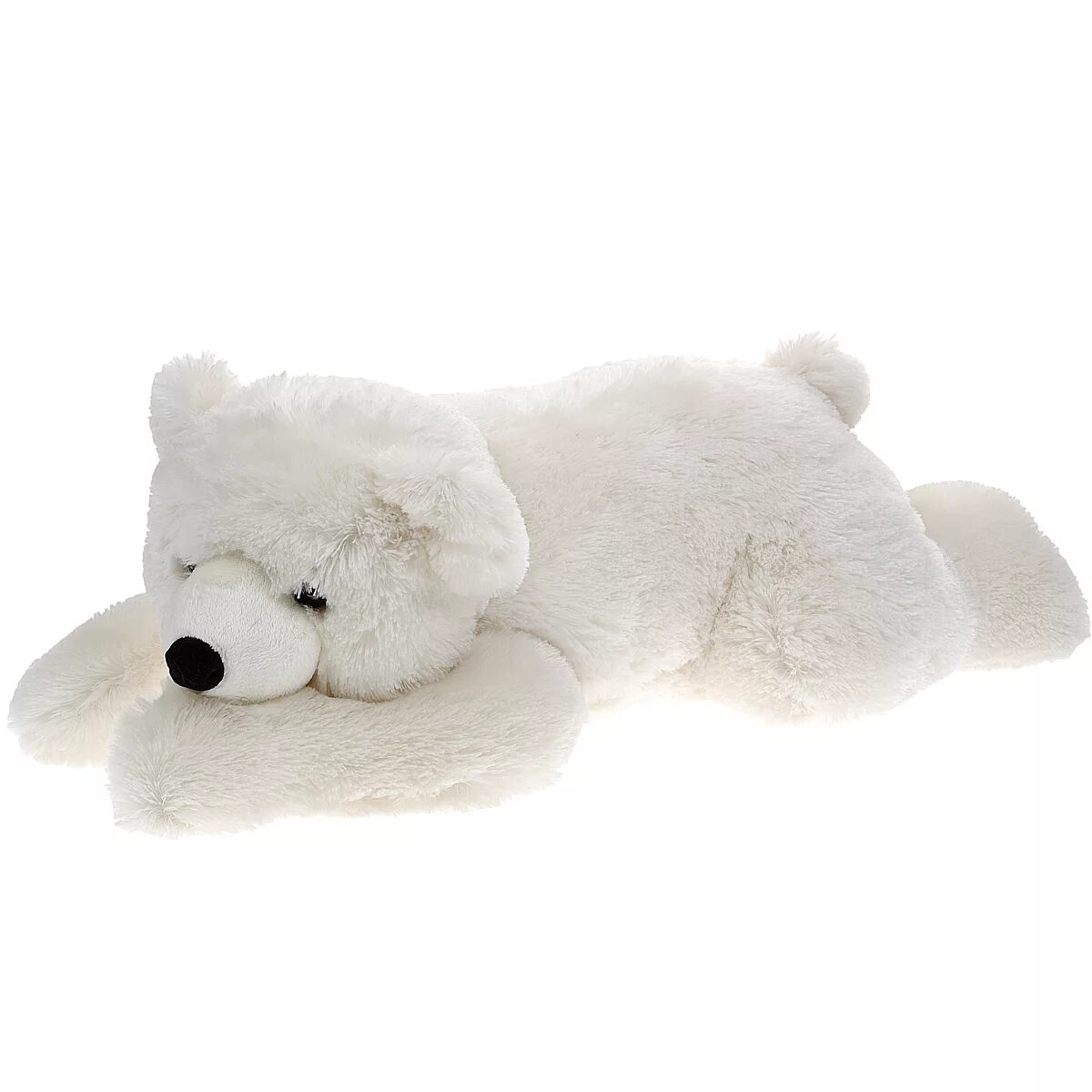 Мягкая игрушка "лежачий белый Медвежонок", Aurora. Медведь Aurora лежачий игрушка мягкая. Мягкая игрушка Aurora медведь 20307b.