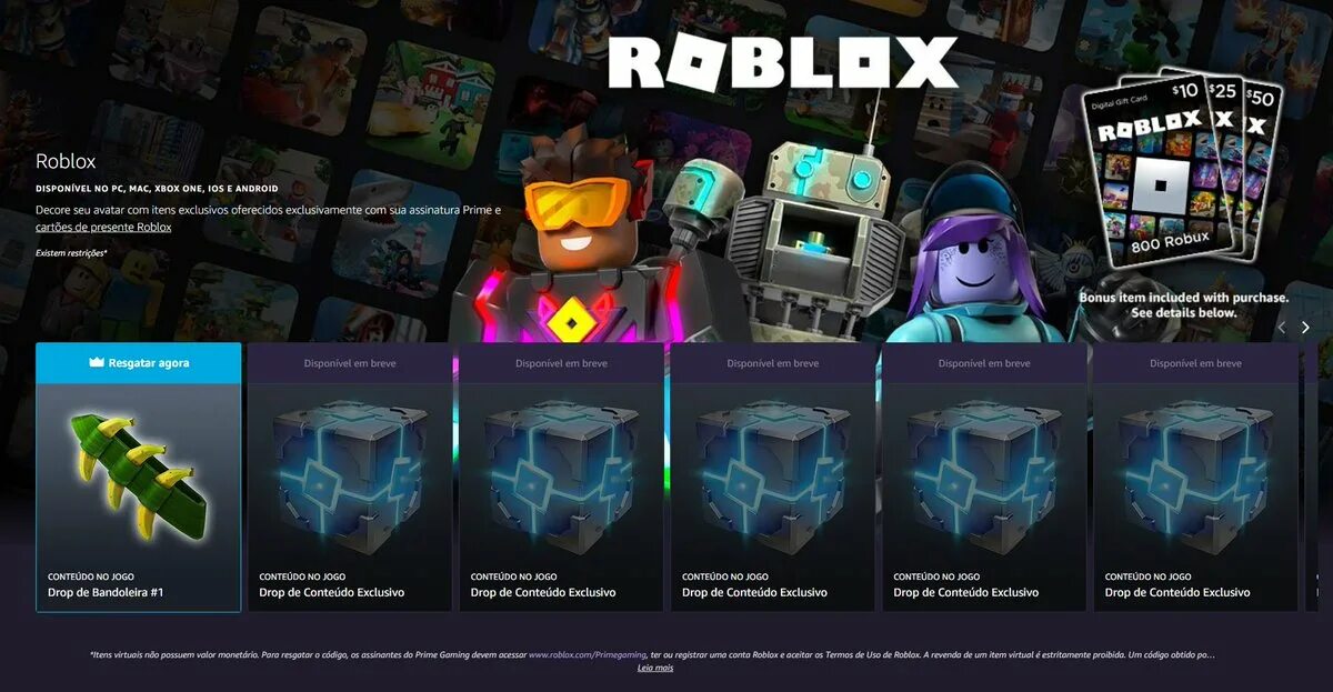 Бесплатные вещи в роблокс 2024 за вход. Prime Gaming Roblox. Твич РОБЛОКС. Amazon Prime РОБЛОКС. Prime Gaming Roblox code.