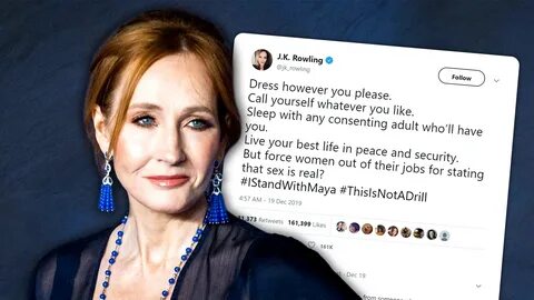 J.K. Rowling defended a researcher who lost her job over a series of contro...