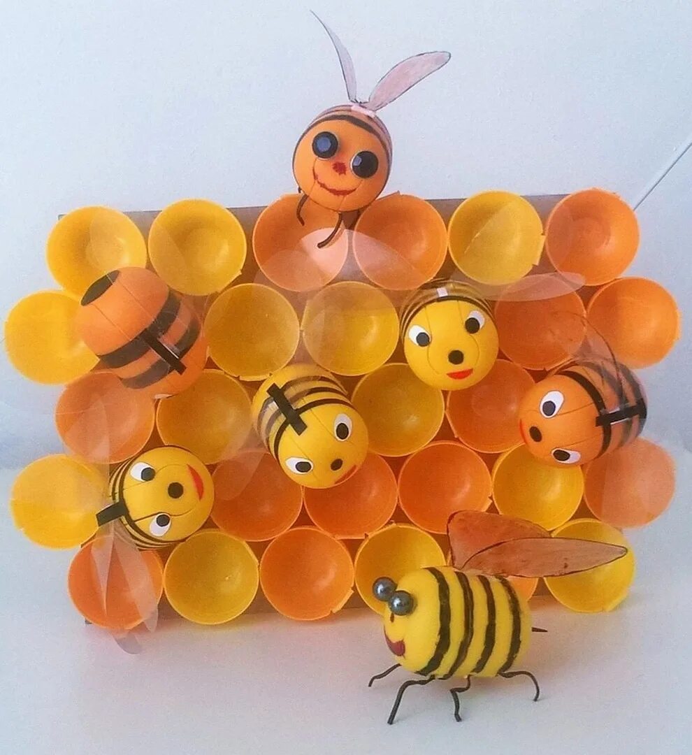 Улей из яиц Киндер сюрприза
