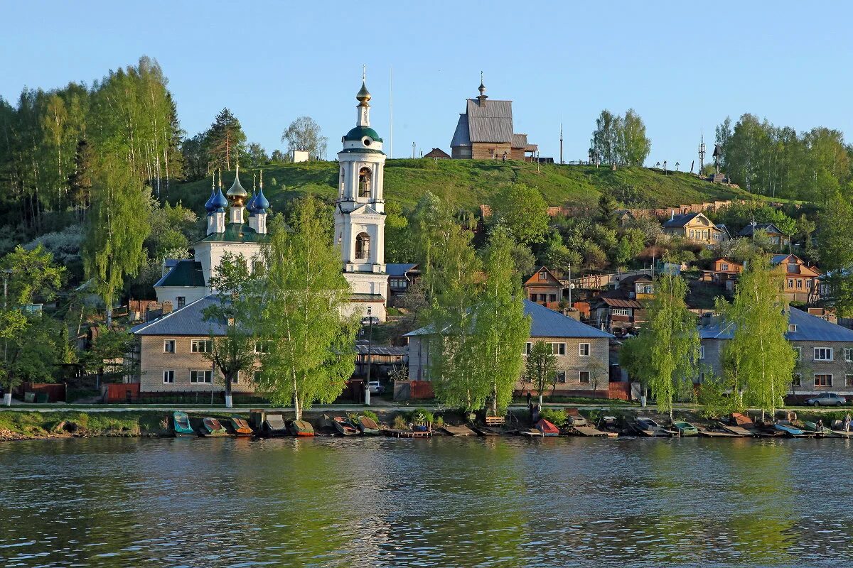 Живописные города на волге