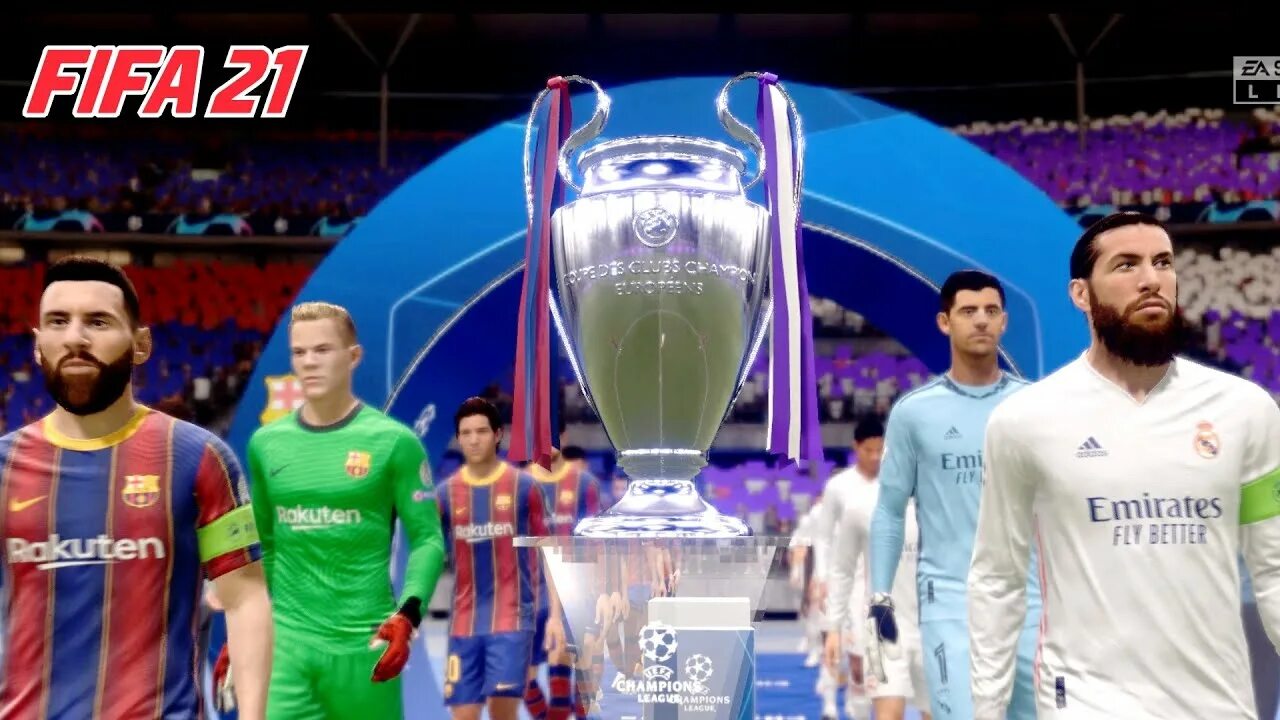 FIFA 21 Барселона. Финал Лиги чемпионов ФИФА. FIFA 21 Champions League. Champions League 2021 Final.