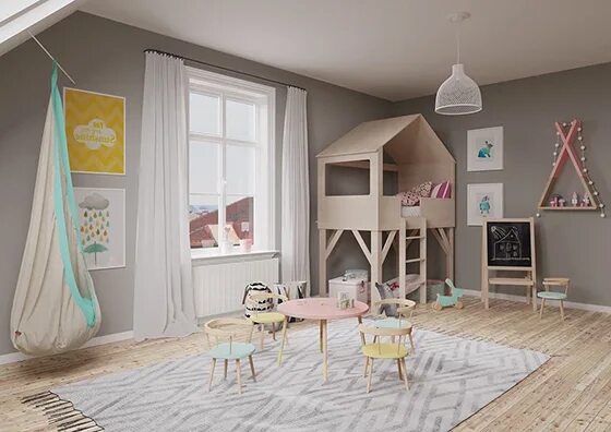 Интерьер детской комнаты 2024 Pin on House kids