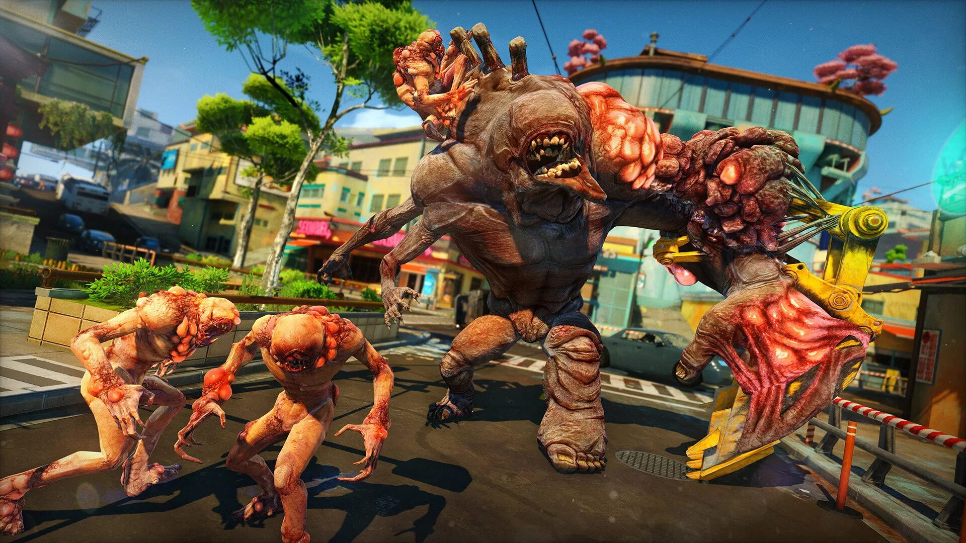 Как называется игра создавать монстров. Sunset overdrive игра. sunset overdrive е3. sunset overdrive 2.