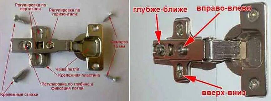 Регулировка петель с доводчиком дверцы. Винт регулировочный для петель мебельных дверей. регулировка мебельных петель с доводчиком. регулировка шарниров с доводчиком. регулировка дверок кухонных шкафов с доводчиком.