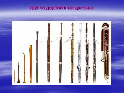 Деревянные духовые инструменты состав