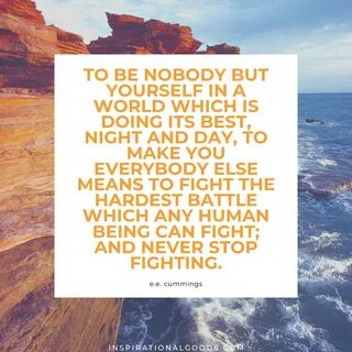 Ee Cummings Quotes On Being Yourself Quotes All 5.