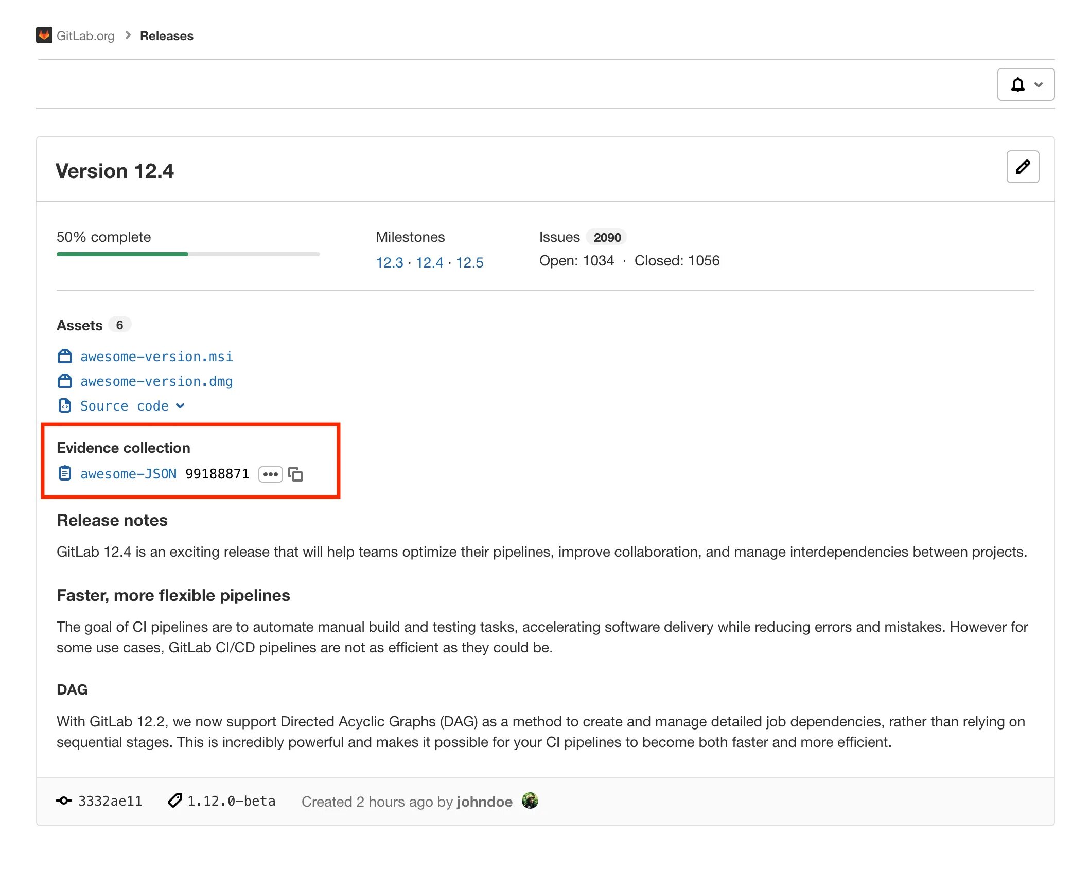 Gitlab version. Gitlab.