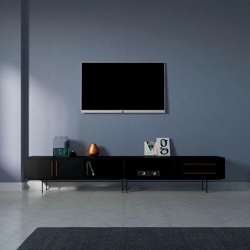 Тумба под TV Eleganza 098 Black. Подвесная тумба для телевизора. Тумба для телевизора Минимализм. Подвесная тумбочка под телевизор.