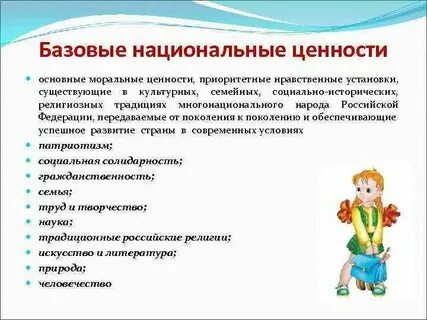 Проект традиционные ценности российского народа