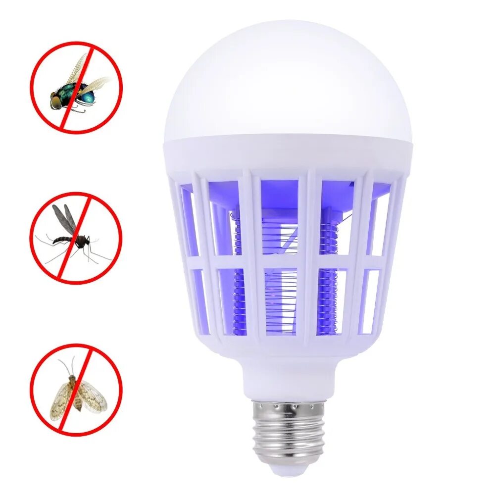 Лампа от мух. Лампа-светильник от комаров 2 in 1 insect Zapper led 550. УФ светодиодный лампа-ЛОВУШКА для комаров, 220 в, e27, 9 Вт. Москитная лампа от комаров 220 вольт. Лампа от комаров 1038.