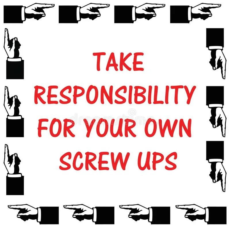 Take responsibility. Completa tutte le tue responsabilità плакат. взять на себя la responsibility. take responsibility from to end icon.