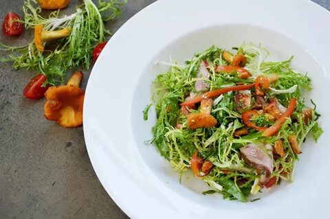 Рецепт вкусного салата с лисичками