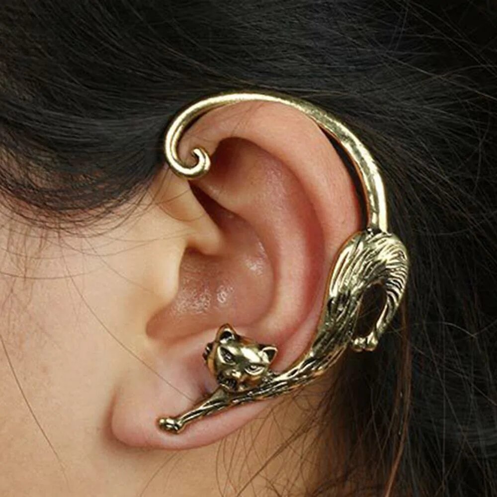 серьги haidy ear. серьга каффа дракон. каф это. каффы на уши. каф это.