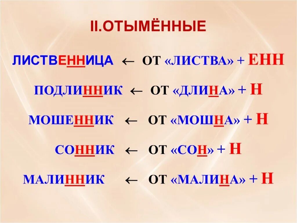 Краткая форма отыменных прилагательных. Отыменные прилагательные. Отыменные прилагательные НН. Отымённые прилагательные н. Примеры отыменных прилагательных.