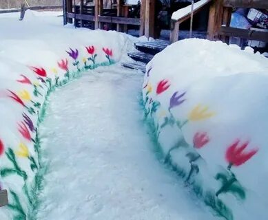Снежные краски