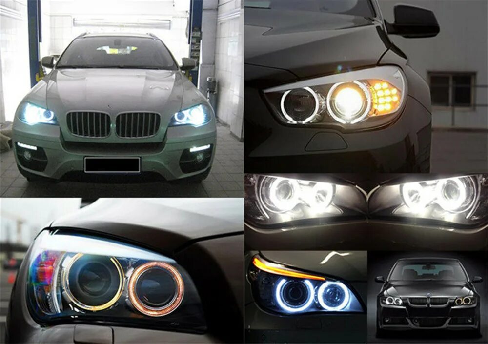 Бмв х5 глазки. Ангельские глазки BMW e70. Led ангельские глазки x5 e70. BMW e87 ангельские глазки. Ангельские глазки BMW x5 e70 led.