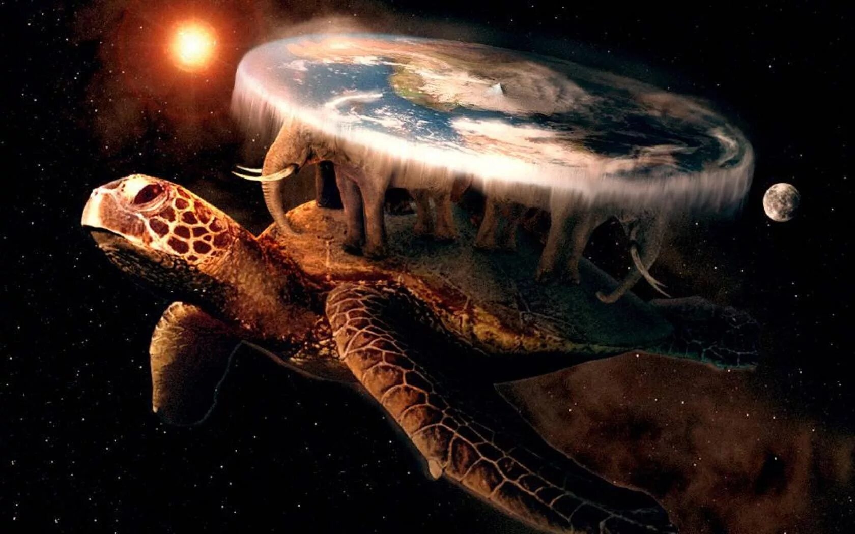 Представления людей о вселенной. Терри Пратчетт Великий Атуин. Плоский мир Терри Пратчетт Атуин. Плоская земля Терри Пратчетт. Терри Пратчетт черепаха.