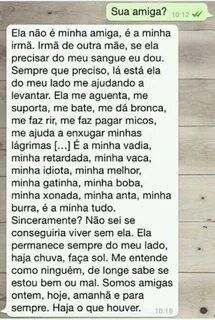 Sua amiga vou sarrar