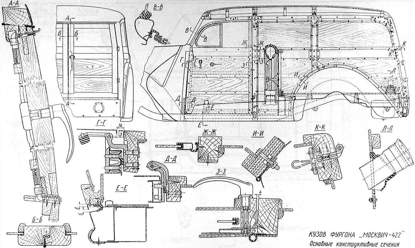 Атлас деталей машин. Москвич 400 габариты. Москвич-400-420к фургон чертеж. Кузов Москвич 412 схема. ИЖ 412 чертеж.