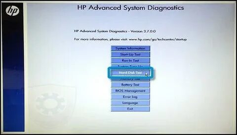 System diagnostics