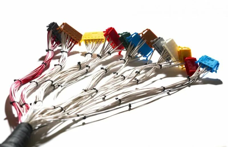 With connecting wire