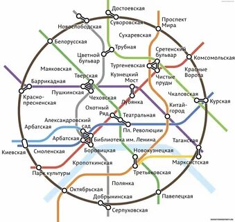 Метро цветной бульвар на карте