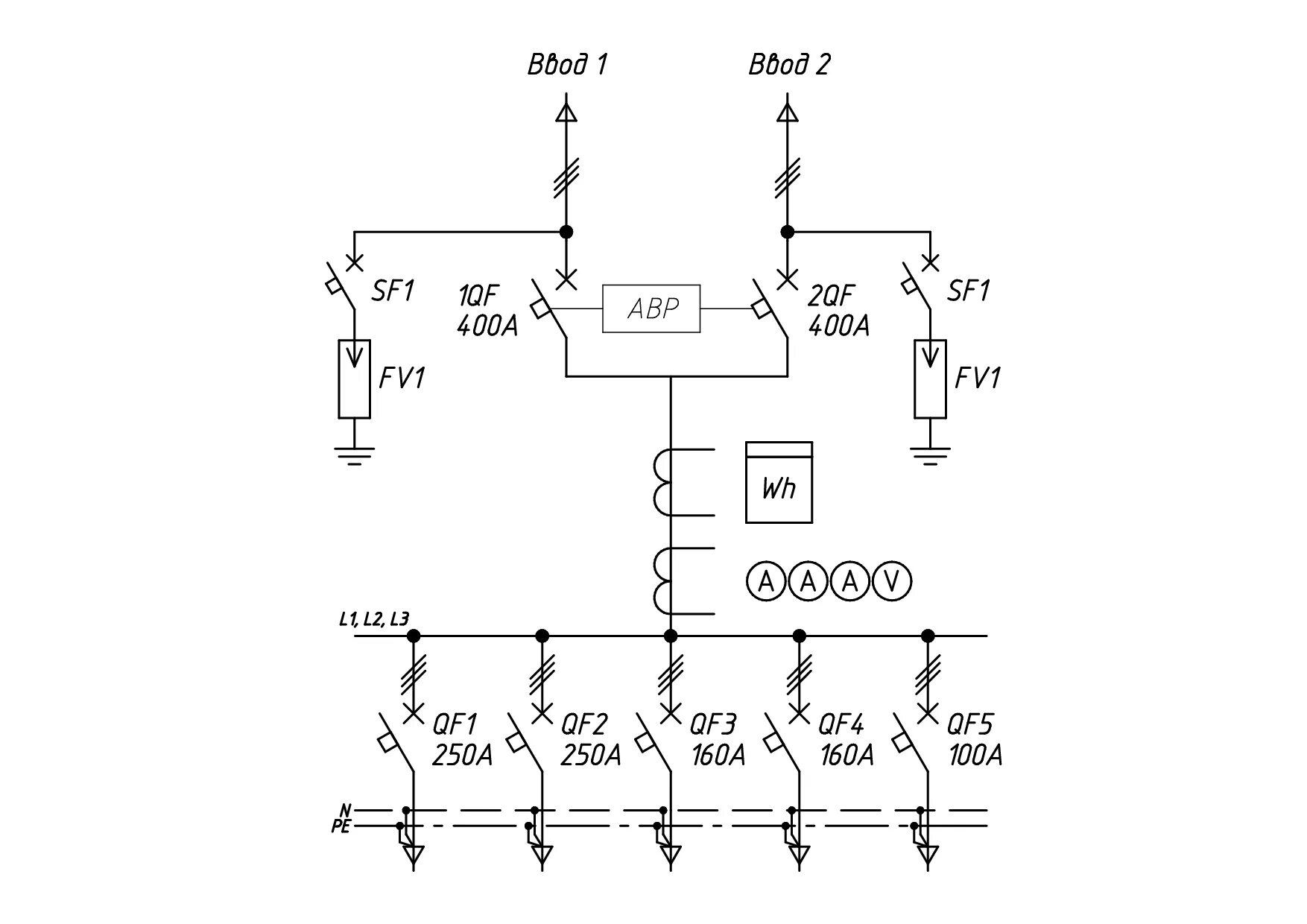 Схема авр на 2 секции шин. Схема авр на 2 ввода с секционником. Однолинейная схема электроснабжения дгу. Авр обозначение на схеме. Схема щит авр 100а.