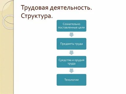 Трудовая деятельность человека роль труда