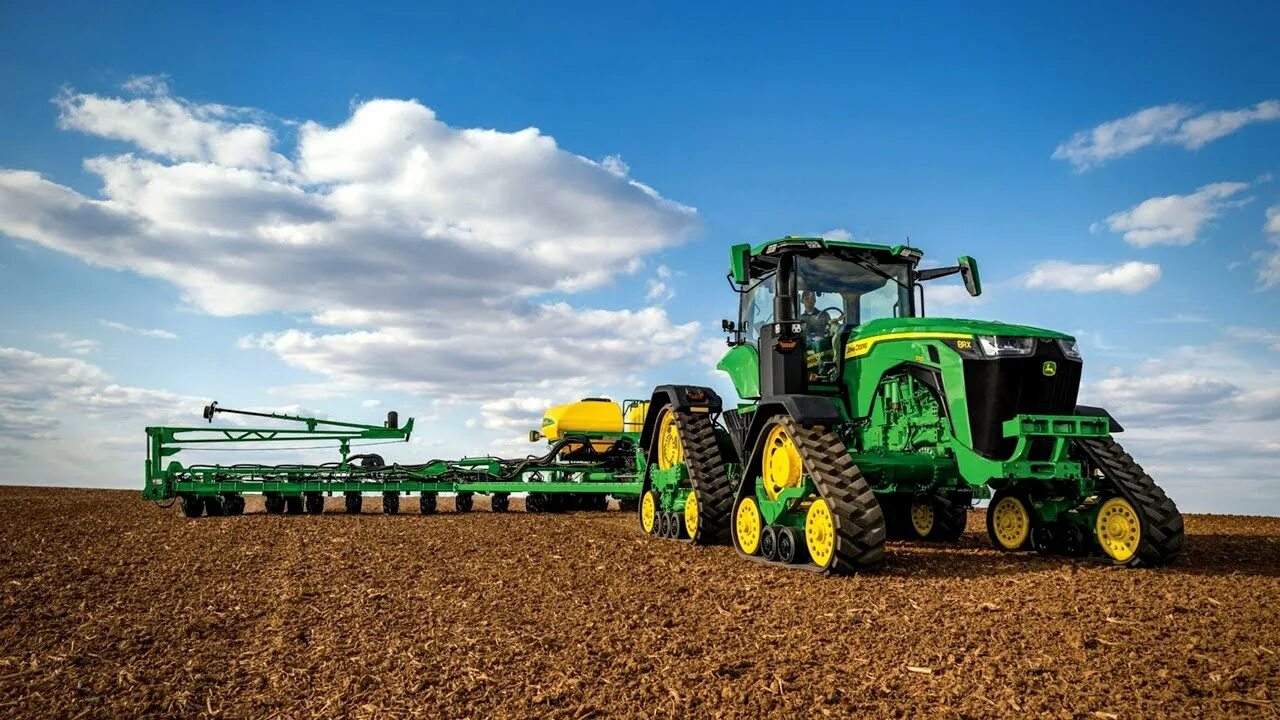 Работа джон дир. John deere 8rx 370. john deere 8r. джон дир 1740. сельскохозяйственная техника джон дир.
