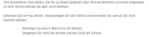 Schreiben a1