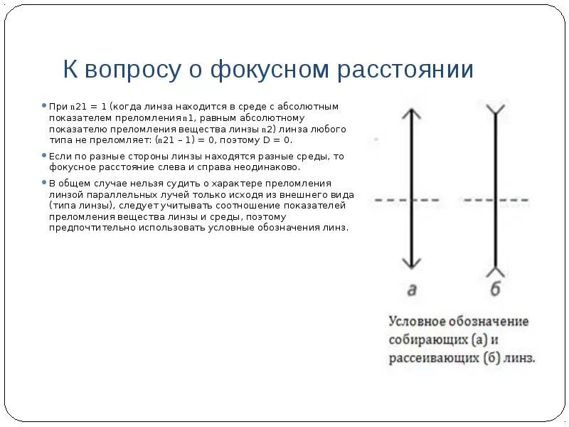 Обозначение собирающей линзы. Условное обозначение рассеивающей линзы. обозначение собирающей линзы в физике.