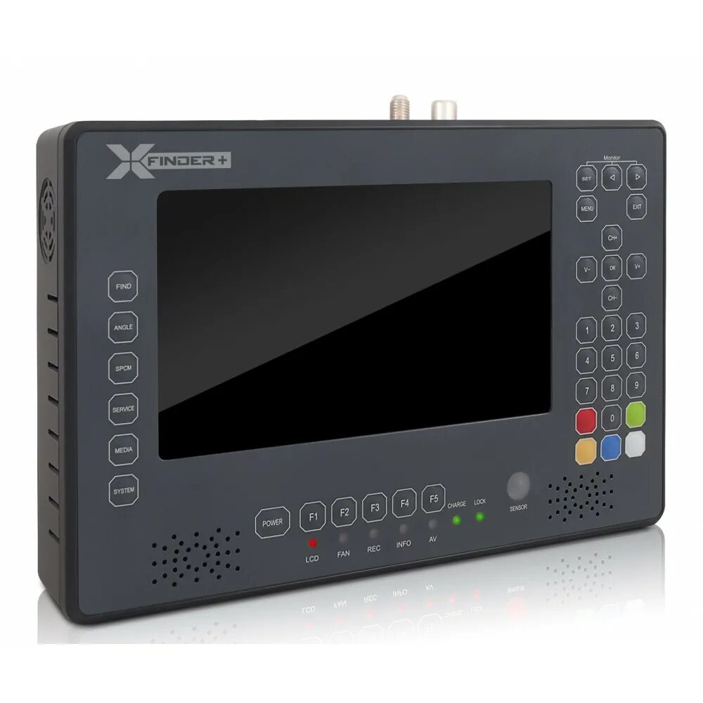Портативный dvb t2. Измерительный прибор gi XFINDER 2. Измеритель уровня ТВ сигнала DVB-t2. Измеритель сигнала s2 DVB-t2. Спутниковый анализатор.
